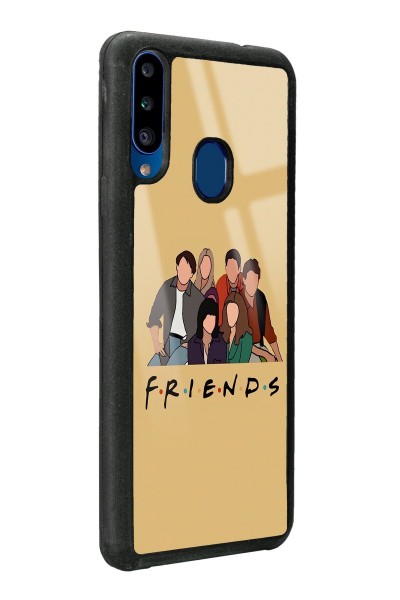 Samsung A20s Friends Tasarımlı Glossy Telefon Kılıfı