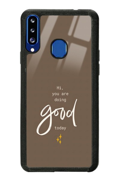 Samsung A20s Good Today Tasarımlı Glossy Telefon Kılıfı