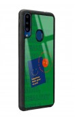 Samsung A20s Happy Green Tasarımlı Glossy Telefon Kılıfı