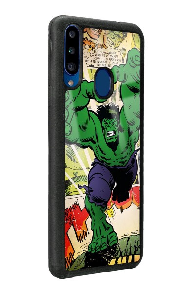 Samsung A20s Hulk Tasarımlı Glossy Telefon Kılıfı