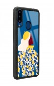 Samsung A20s Lemon Woman Tasarımlı Glossy Telefon Kılıfı
