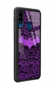 Samsung A20s Lila Batman Tasarımlı Glossy Telefon Kılıfı