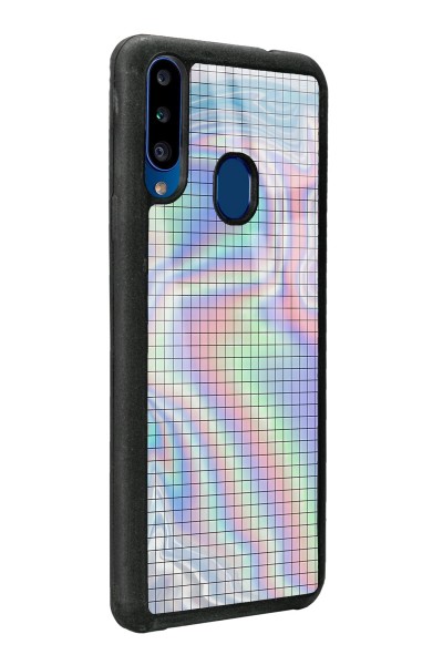 Samsung A20s Neon Dama Tasarımlı Glossy Telefon Kılıfı