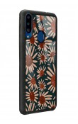 Samsung A20s Retro Daisy Tasarımlı Glossy Telefon Kılıfı