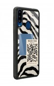 Samsung A20s Zebra Matısse Tasarımlı Glossy Telefon Kılıfı