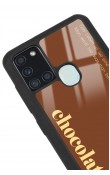 Samsung A21s Choclate Tasarımlı Glossy Telefon Kılıfı