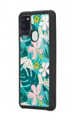Samsung A21s Yaprak Sanatı Tasarımlı Glossy Telefon Kılıfı