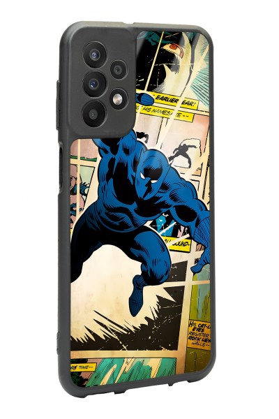 Samsung A23 Black Panther Kara Panter Tasarımlı Glossy Telefon Kılıfı