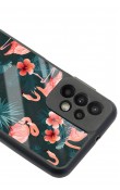 Samsung A23 Flamingo Leaf Tasarımlı Glossy Telefon Kılıfı