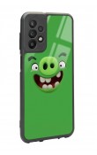 Samsung A23 Green Angry Birds Tasarımlı Glossy Telefon Kılıfı