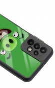 Samsung A23 Green Angry Birds Tasarımlı Glossy Telefon Kılıfı