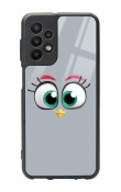 Samsung A23 Grey Angry Birds Tasarımlı Glossy Telefon Kılıfı