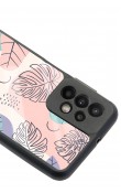 Samsung A23 Nude Yapraklar Tasarımlı Glossy Telefon Kılıfı