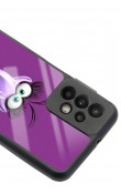 Samsung A23 Purple Angry Birds Tasarımlı Glossy Telefon Kılıfı