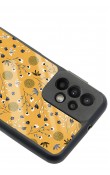 Samsung A23 Sarı Bindanlı Tasarımlı Glossy Telefon Kılıfı