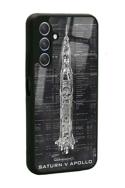 Samsung A24 Apollo Plan Tasarımlı Glossy Telefon Kılıfı
