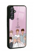 Samsung A24 BTS K-Pop Tasarımlı Glossy Telefon Kılıfı