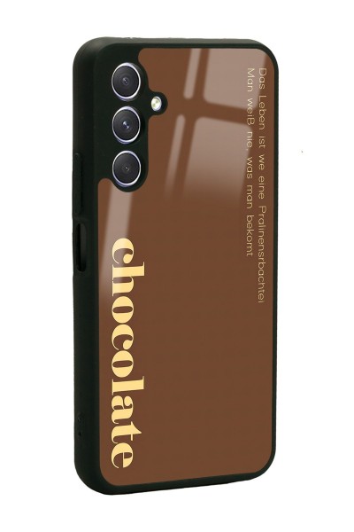 Samsung A24 Choclate Tasarımlı Glossy Telefon Kılıfı