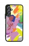 Samsung A24 Colored Brush Tasarımlı Glossy Telefon Kılıfı