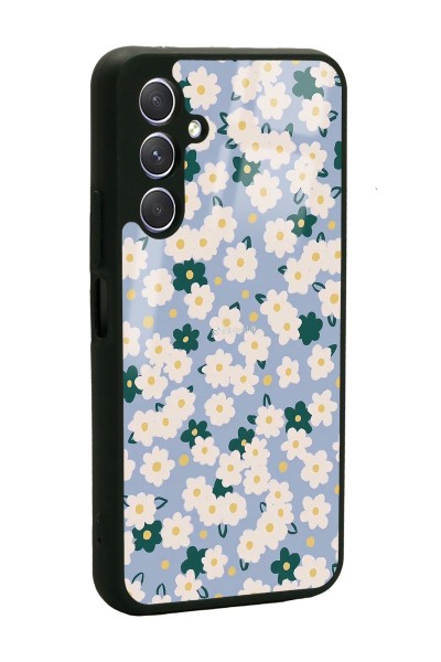 Samsung A24 Daisy Pattern Tasarımlı Glossy Telefon Kılıfı