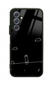 Samsung A24 Doodle Casper Tasarımlı Glossy Telefon Kılıfı