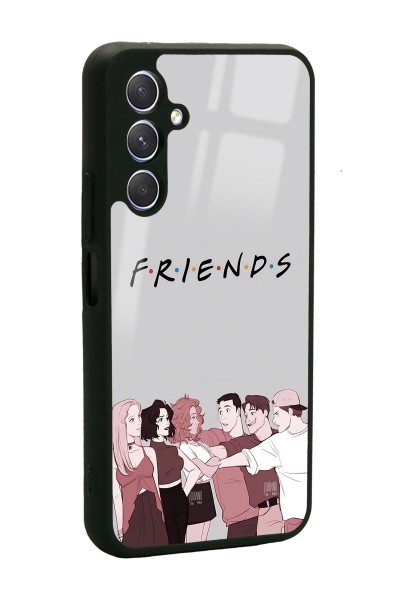 Samsung A24 Doodle Friends Tasarımlı Glossy Telefon Kılıfı