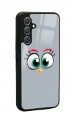 Samsung A24 Grey Angry Birds Tasarımlı Glossy Telefon Kılıfı Uyumlu
