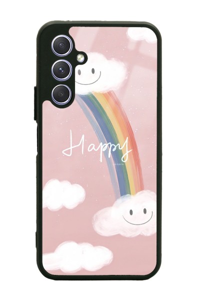 Samsung A24 Happy Cloude Tasarımlı Glossy Telefon Kılıfı