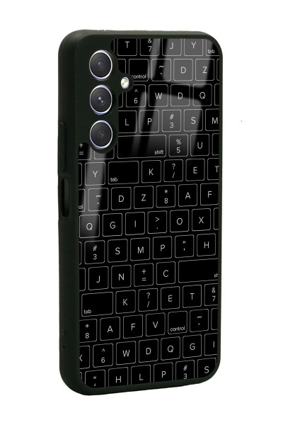 Samsung A24 Keyboard Tasarımlı Glossy Telefon Kılıfı