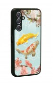 Samsung A24 Koi Balığı Tasarımlı Glossy Telefon Kılıfı