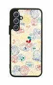 Samsung A24 Mickey Stamp Tasarımlı Glossy Telefon Kılıfı
