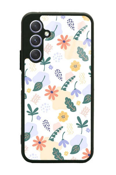 Samsung A24 Minik Çiçekler Tasarımlı Glossy Telefon Kılıfı
