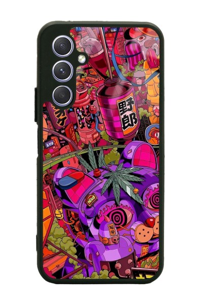 Samsung A24 Neon Island Tasarımlı Glossy Telefon Kılıfı