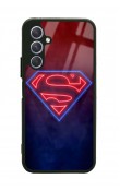 Samsung A24 Neon Superman Tasarımlı Glossy Telefon Kılıfı