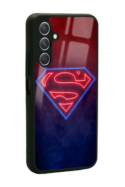 Samsung A24 Neon Superman Tasarımlı Glossy Telefon Kılıfı
