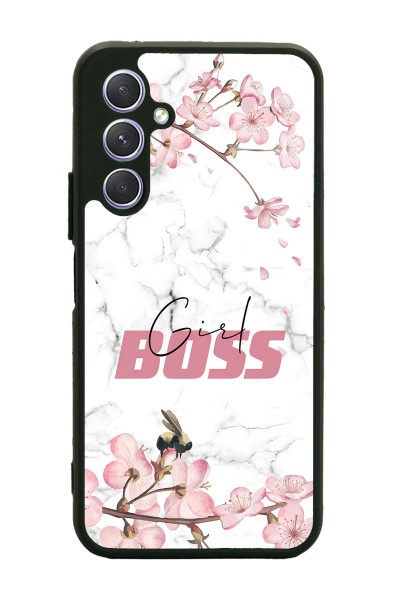 Samsung A24 Sakura Girl Boss Tasarımlı Glossy Telefon Kılıfı