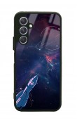 Samsung A24 Space Rocket Tasarımlı Glossy Telefon Kılıfı