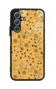 Samsung A24  Uyumlu Sarı Bindanlı Tasarımlı Glossy Telefon Kılıfı