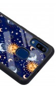 Samsung A30 Ay Güneş Pijama Tasarımlı Glossy Telefon Kılıfı