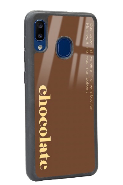 Samsung A30 Choclate Tasarımlı Glossy Telefon Kılıfı