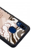 Samsung A30 Emoji Zebra Tasarımlı Glossy Telefon Kılıfı
