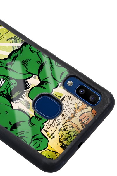 Samsung A30 Hulk Tasarımlı Glossy Telefon Kılıfı