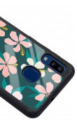 Samsung A30 Leaf Flovers Tasarımlı Glossy Telefon Kılıfı