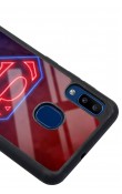 Samsung A30 Neon Superman Tasarımlı Glossy Telefon Kılıfı