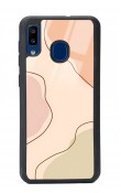 Samsung A30 Nude Colors Tasarımlı Glossy Telefon Kılıfı