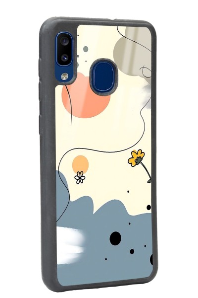 Samsung A30 Nude Papatya Tasarımlı Glossy Telefon Kılıfı