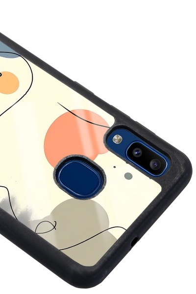 Samsung A30 Nude Papatya Tasarımlı Glossy Telefon Kılıfı