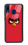 Samsung A30 Red Angry Birds Tasarımlı Glossy Telefon Kılıfı