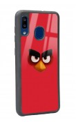 Samsung A30 Red Angry Birds Tasarımlı Glossy Telefon Kılıfı