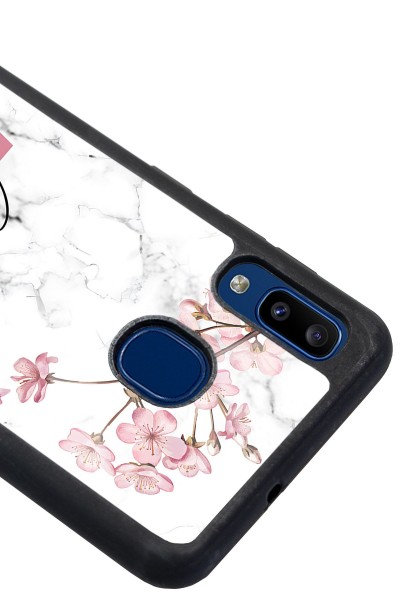 Samsung A30 Sakura Girl Boss Tasarımlı Glossy Telefon Kılıfı